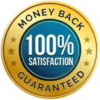 Money-back guarantee seal